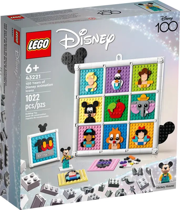 LEGO® Art 100 Years of Disney Animation Icons 43221 – Awesome Toys