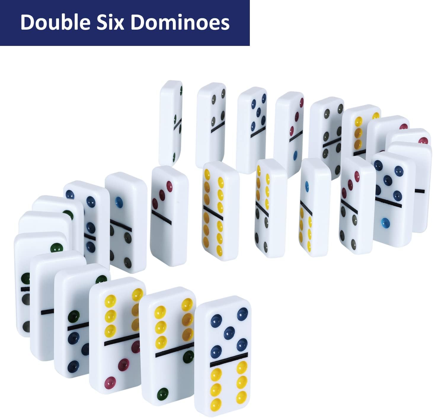 Double Six Dominoes Storage Tin