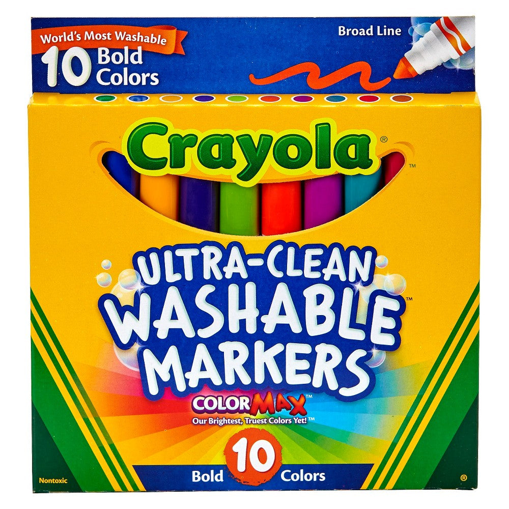 10 pack Ultra-Clean Bold Broad Line Marker – Awesome Toys Gifts