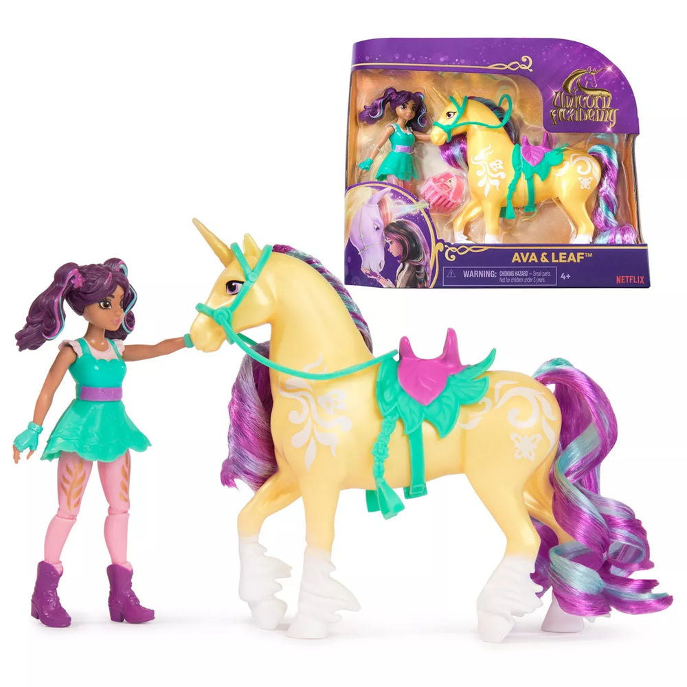 Unicorn Academy Ava & Plant Magic Leaf