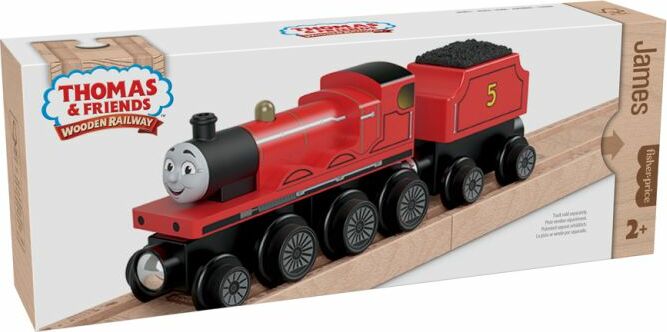 James wooden train engine online