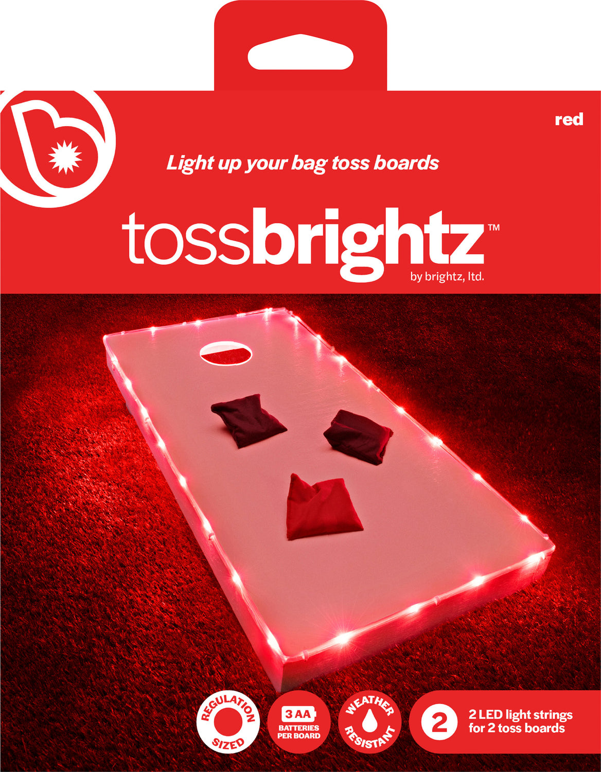 Tossbrightz Red Led Cornhole Board Light Kit – Awesome Toys & Gifts