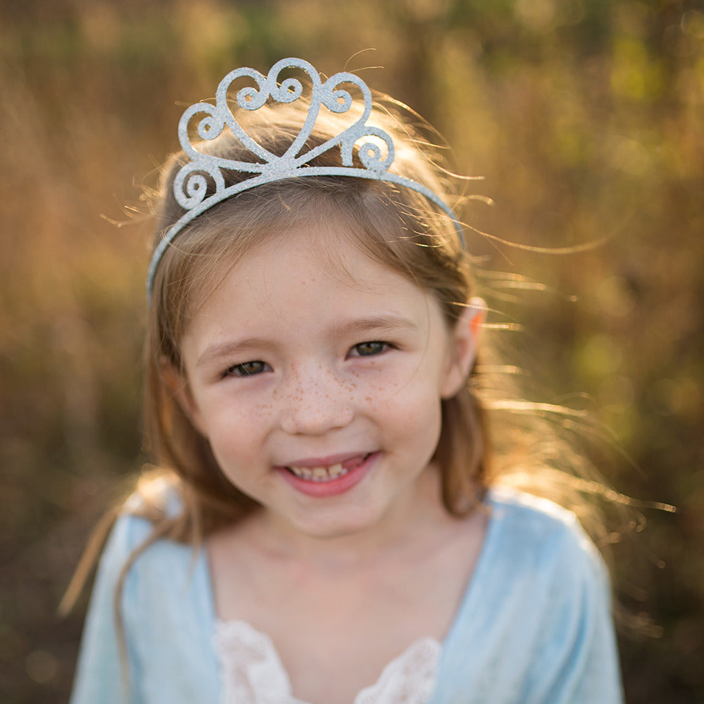 Gold Or Silver Glitter Tiara (Assorted Colors- sold  display picture 3