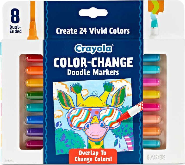 8 Ct Color Change Doodle Markers – Awesome Toys & Gifts