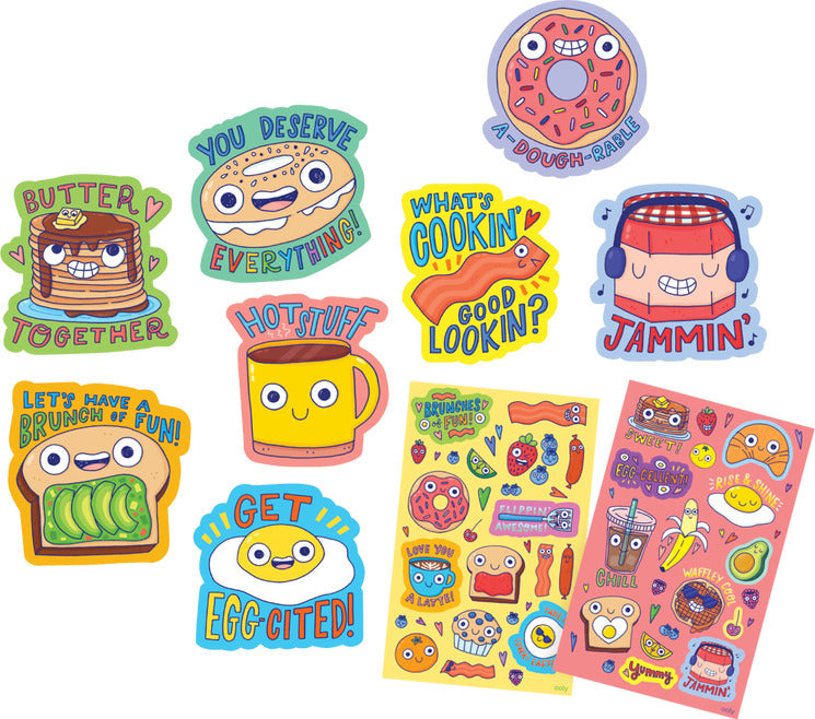 Brunch Buddies Scented Stickers