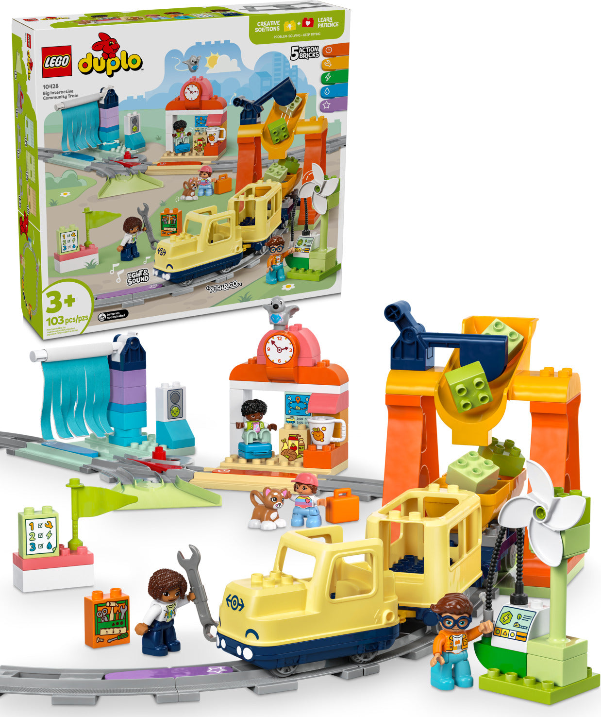LEGO® DUPLO® Big Interactive Community Train 10428 – Awesome Toys