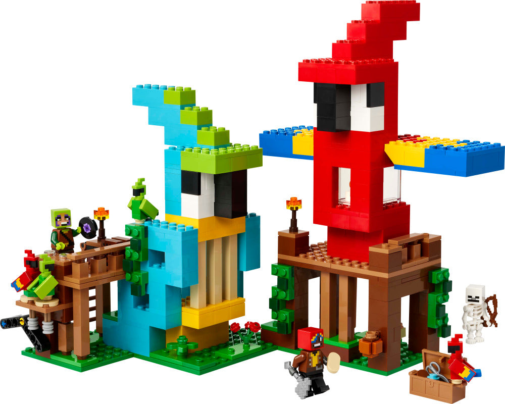 LEGO Minecraft: The Parrot Houses