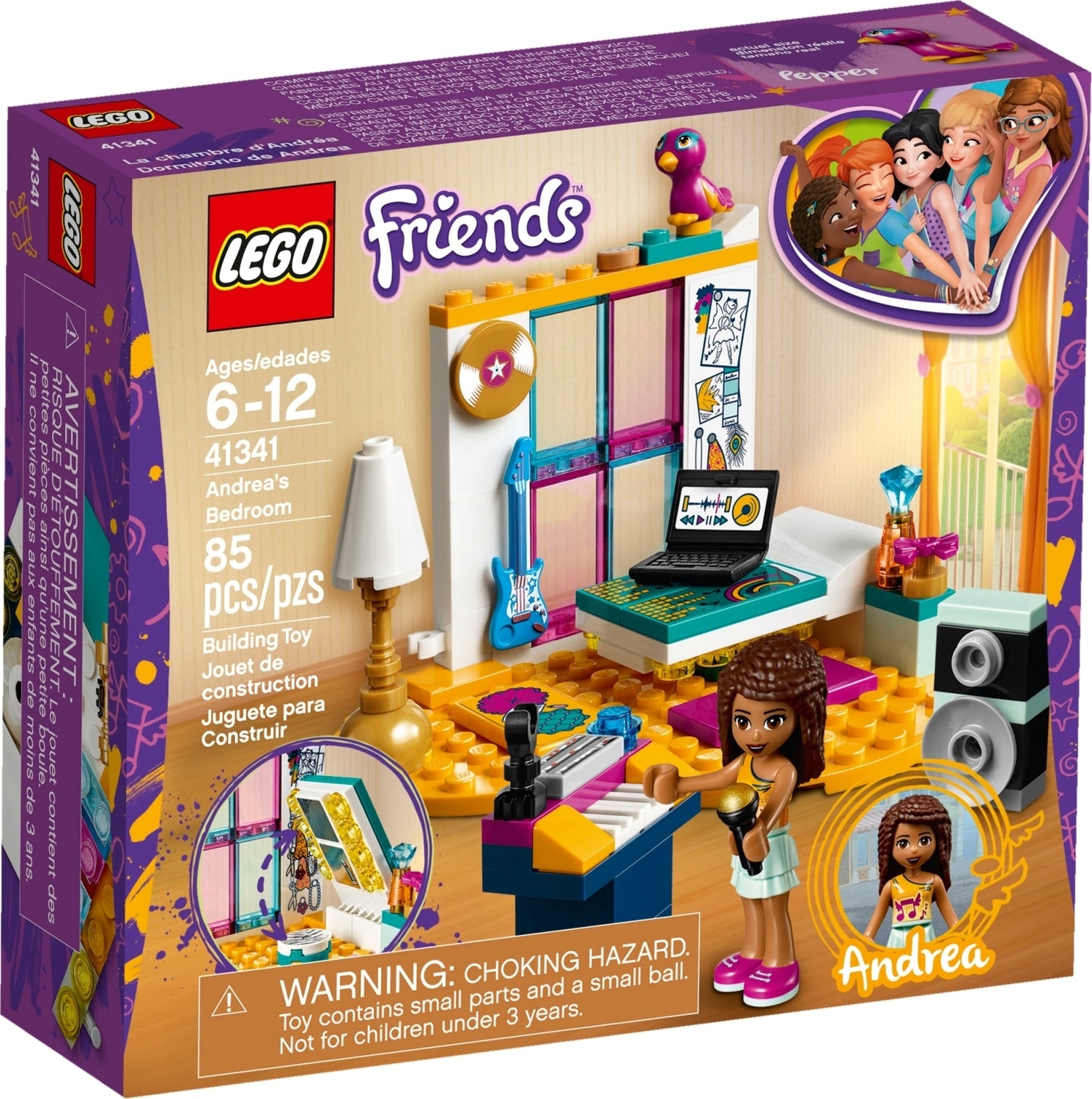 LEGO® Friends: Andrea's Bedroom – Awesome Toys & Gifts