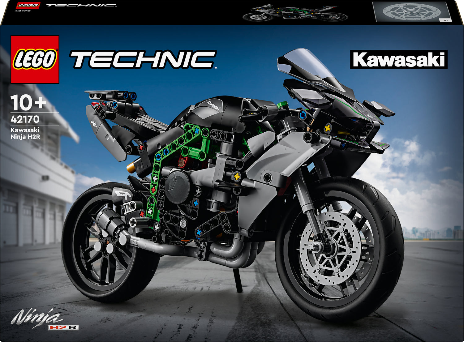 LEGO® Technic Kawasaki Ninja H2R Motorcycle Toy 42170 – Awesome