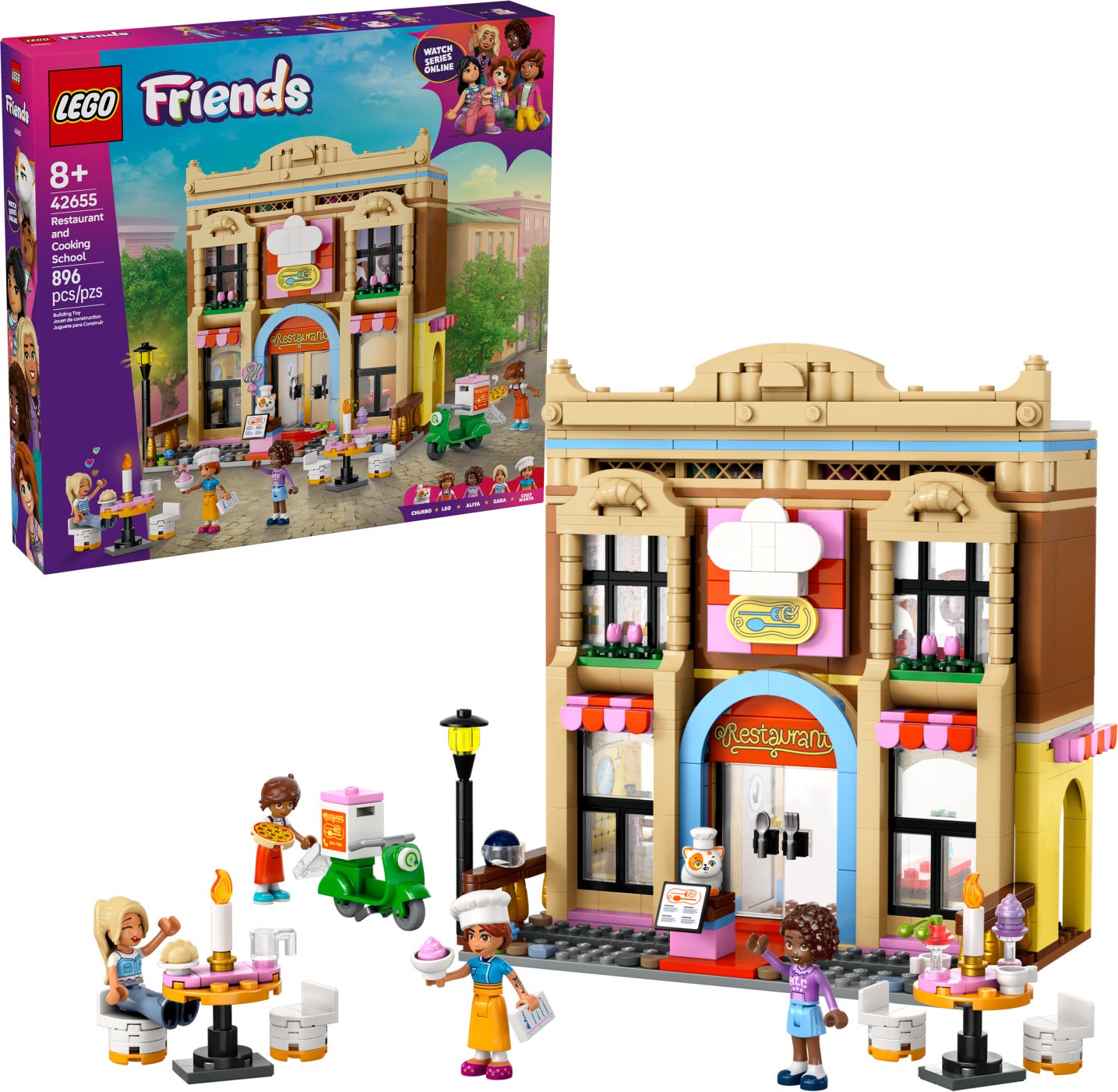 LEGO® Friends: Restaurant and Cooking School 42655 – Awesome Toys