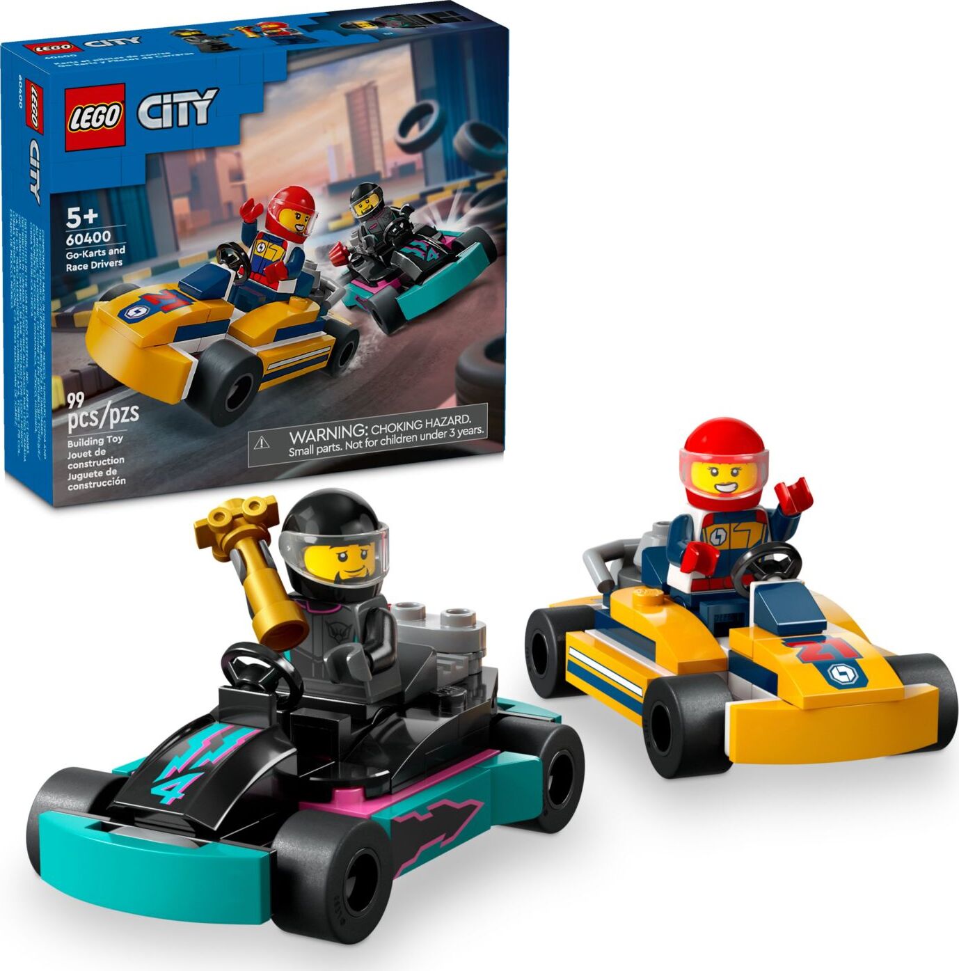 LEGO® City Great Vehicles: Go-Karts and Race Drivers 60400