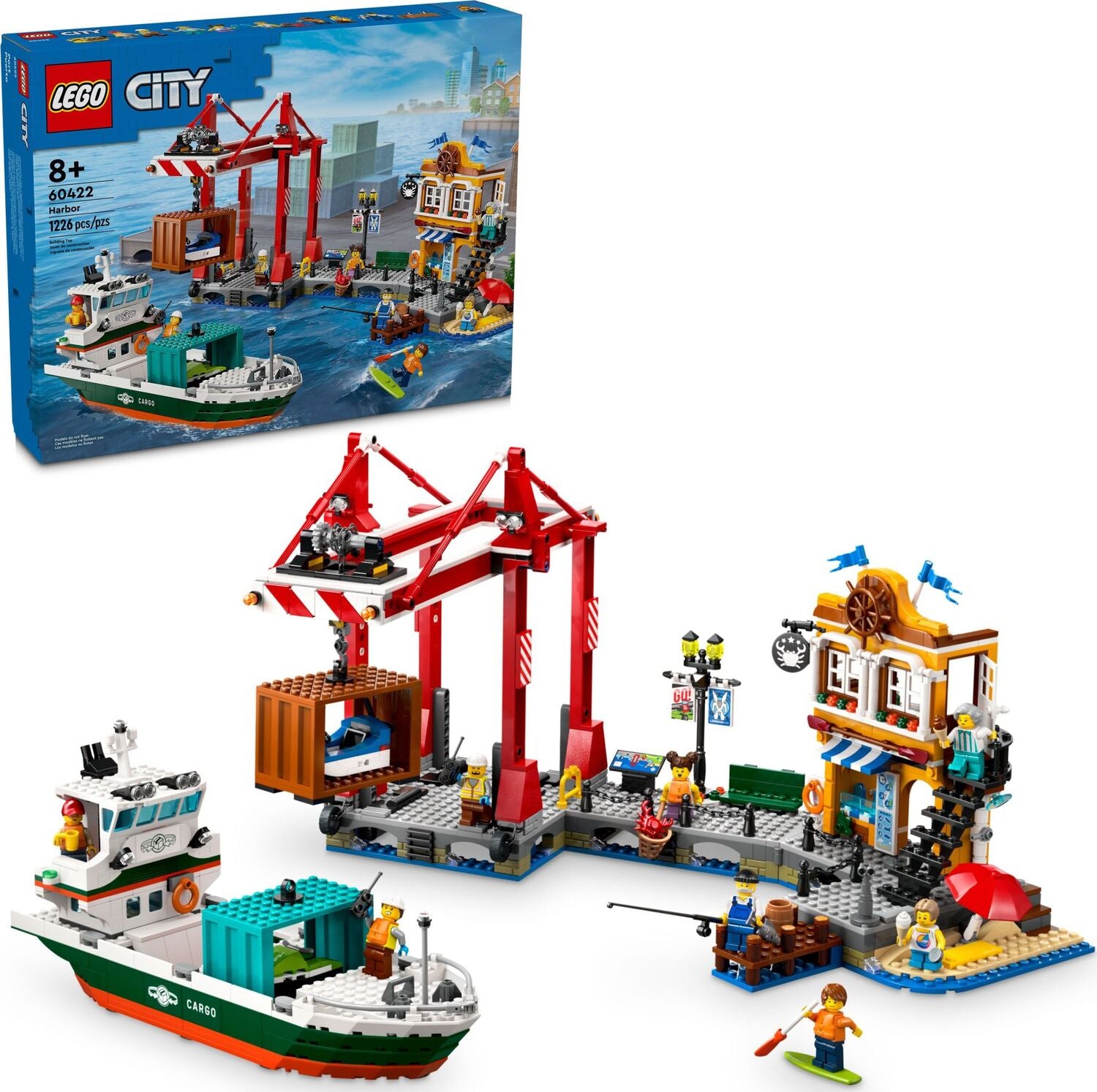 LEGO My City: Seaside Harbor with Cargo Ship – Awesome Toys
