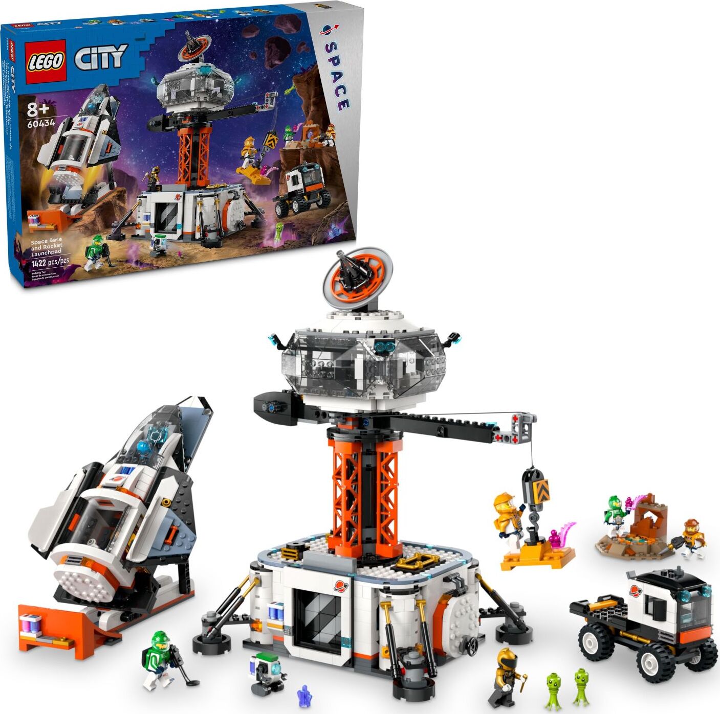 LEGO® City Space: Space Base and Rocket Launchpad 60434 – Awesome