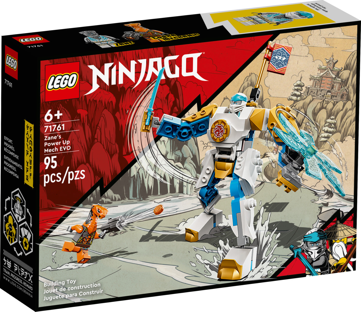 LEGO® NINJAGO: Zane's Power Up Mech EVO 71761 – Awesome Toys & Gifts