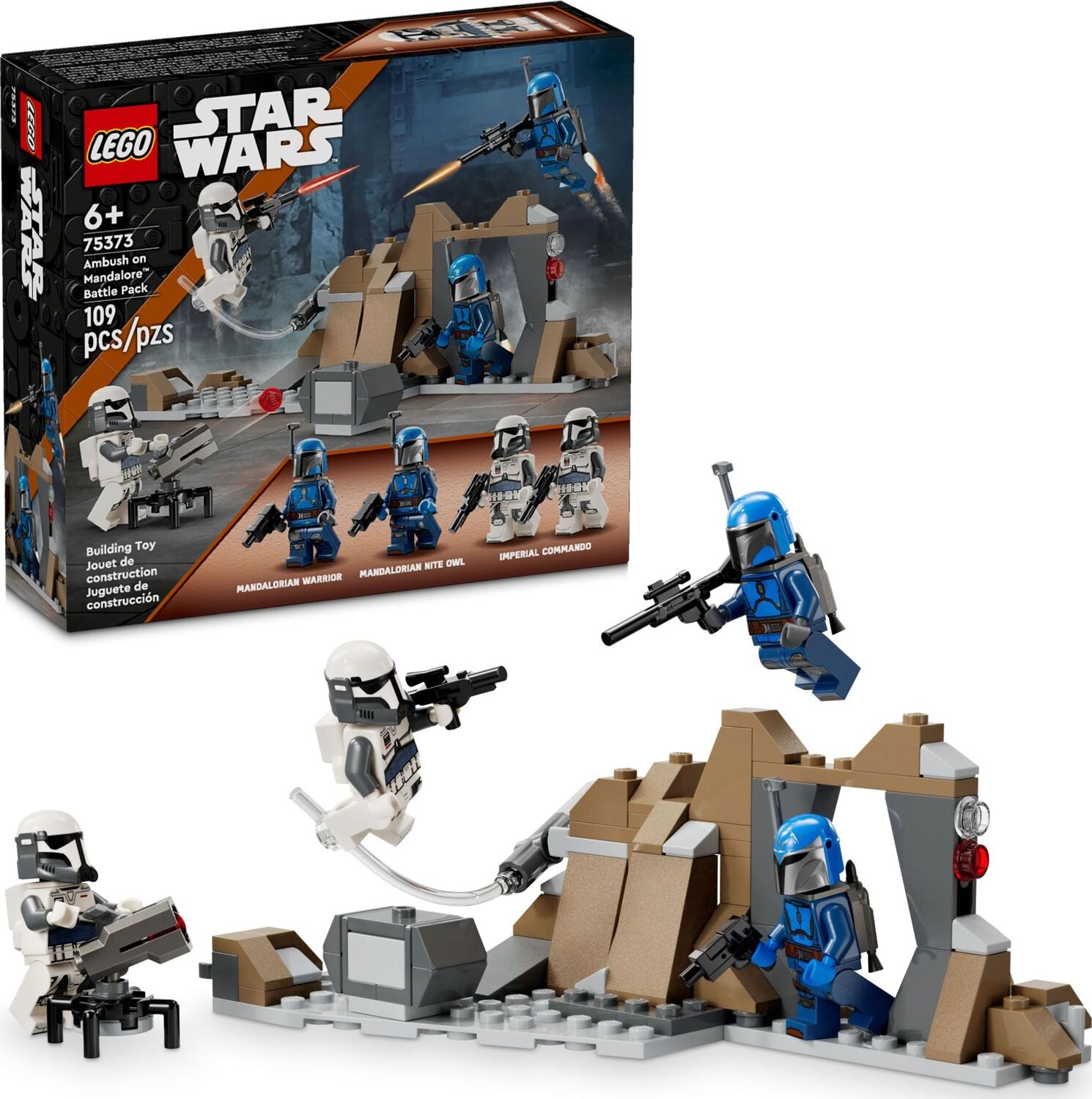LEGO® Star Wars: Ambush on Mandalore™ Battle Pack 75373 – Awesome