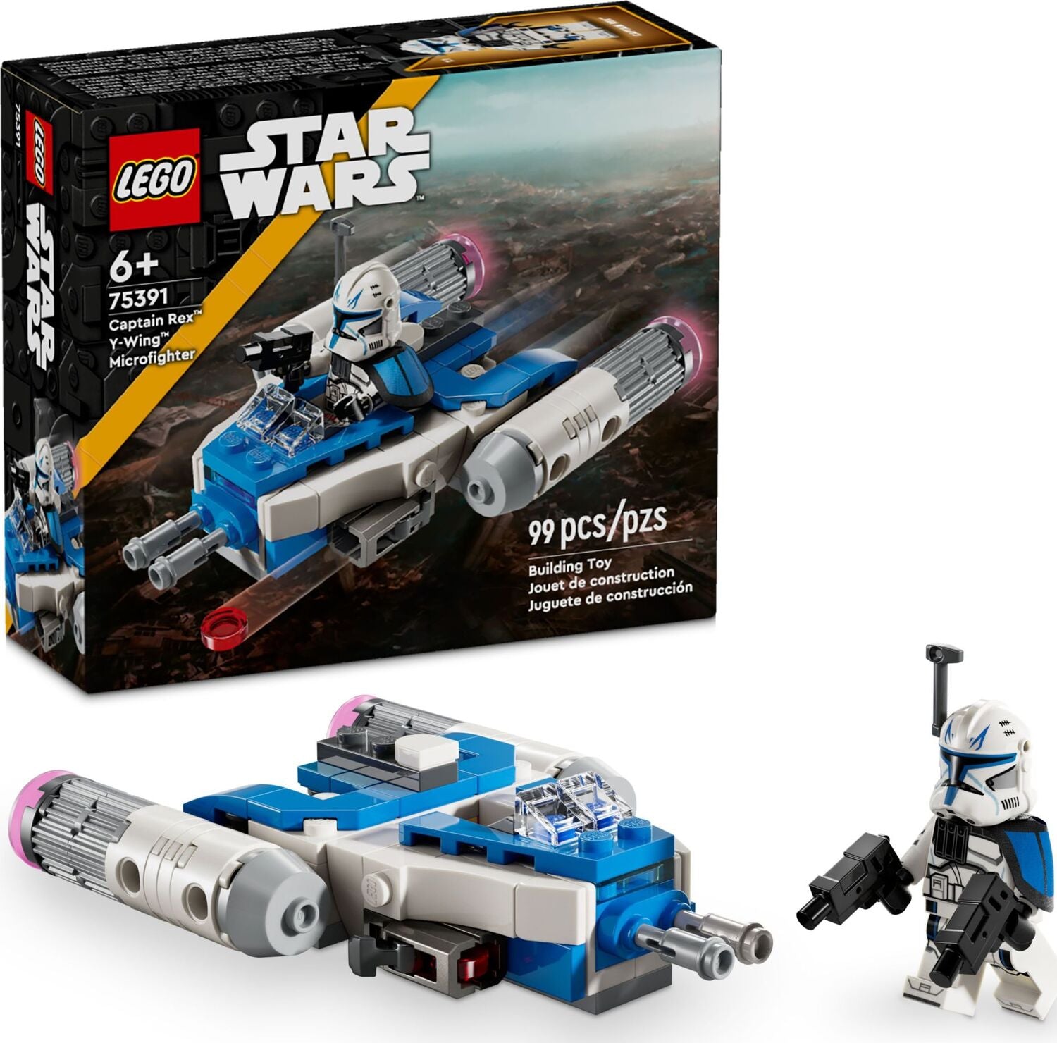 LEGO® Star Wars: Captain Rex™ Y-Wing™ Microfighter 75391 – Awesome