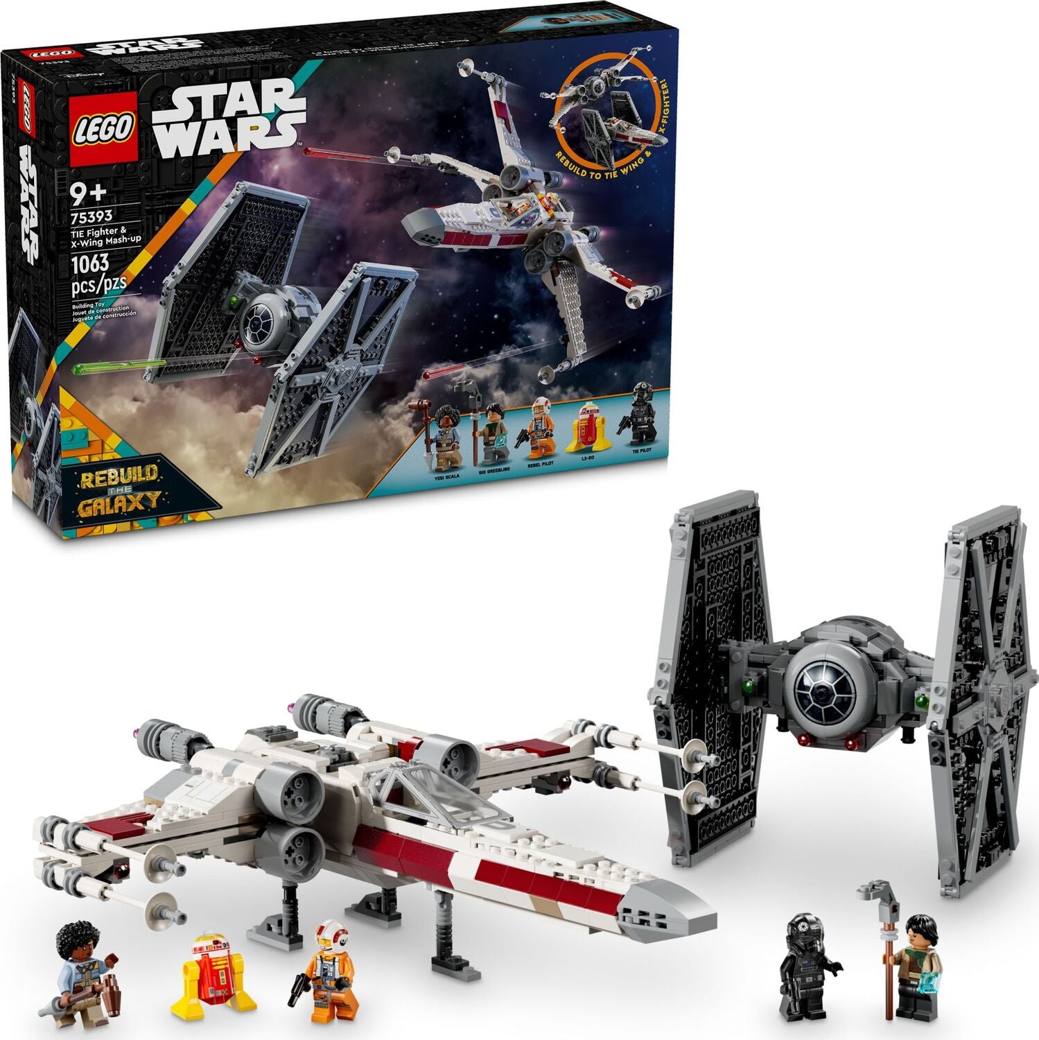 LEGO® Star Wars: TIE Fighter & X-Wing Mash-up 75393 – Awesome Toys