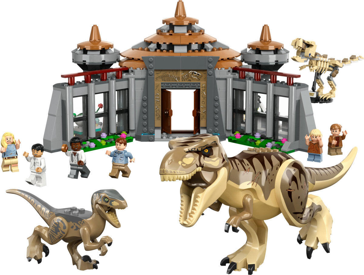LEGO® Jurassic World Visitor Center: T-Rex Raptor Attack 76961