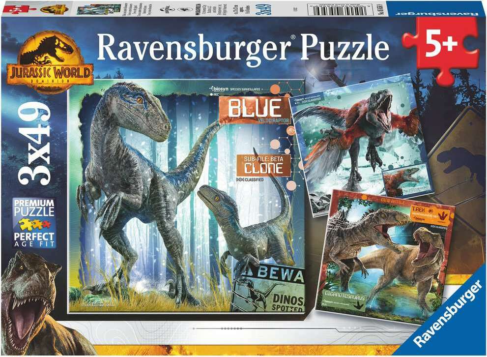 Jurassic World: Dominion (3 x 49 pc Puzzles) – Awesome Toys & Gifts