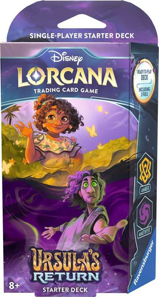 lorcana starter decks amber and amethyst Disney Lorcana The First Chapter Starter Deck main image 0