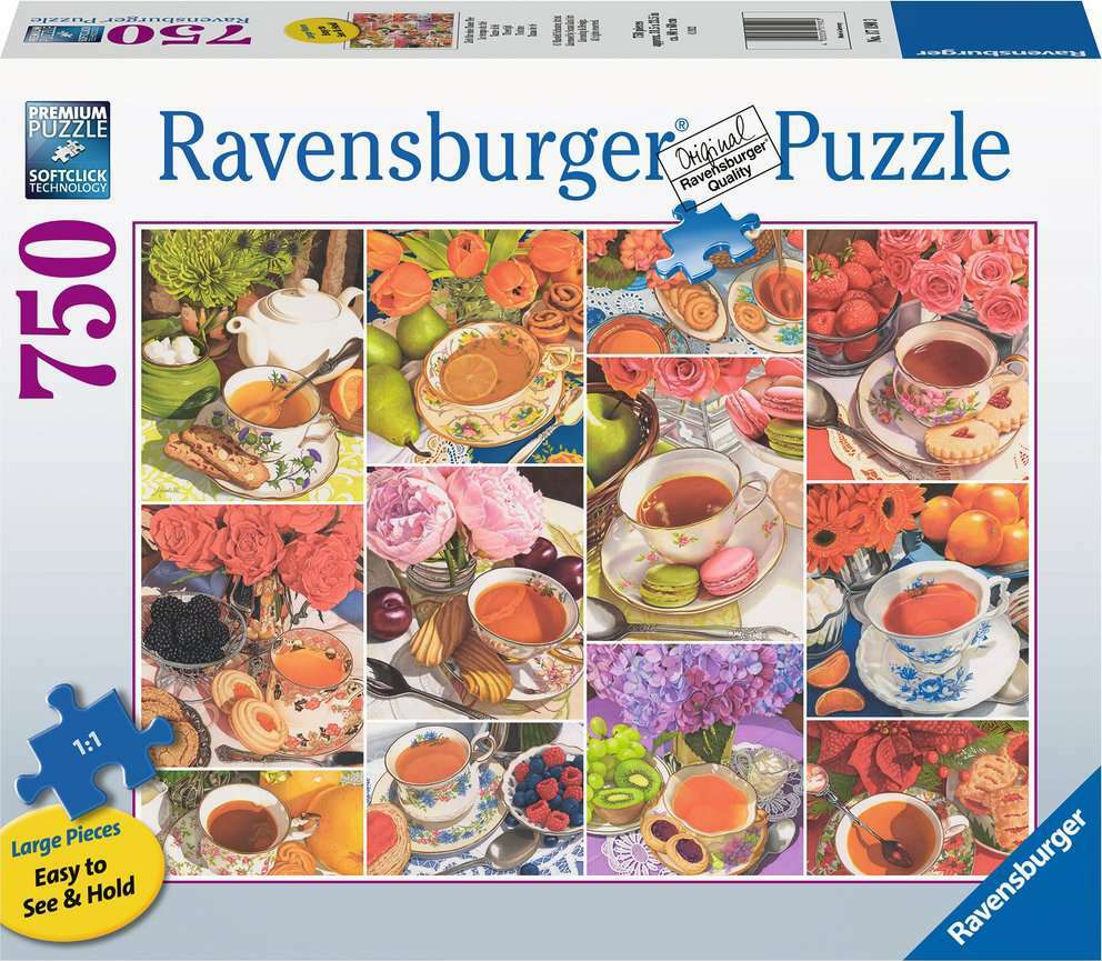 teatime♪ Teatime (750 pc Large Format Puzzle) – Awesome Toys & Gifts