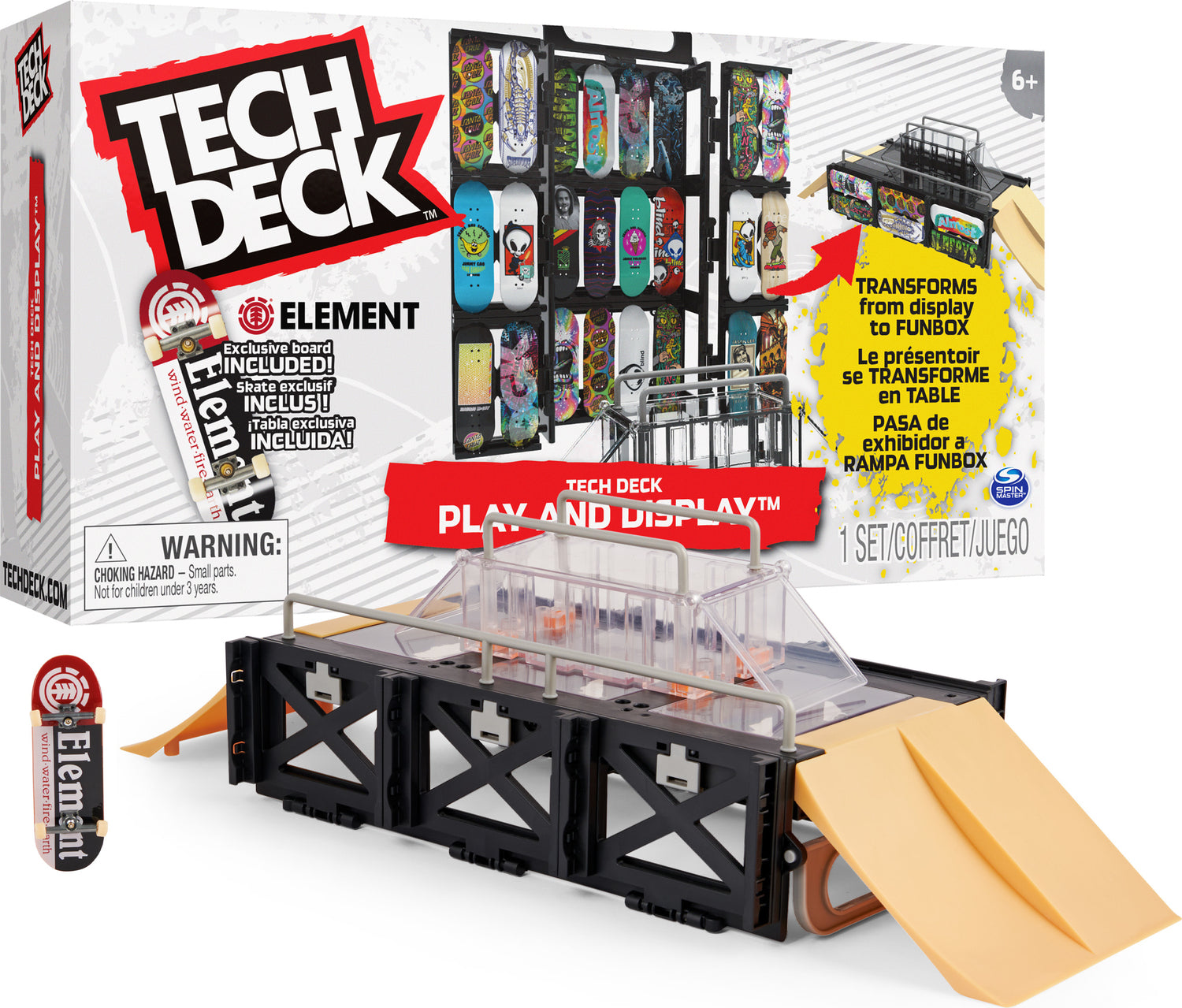 Spin Master Tech Deck, Vert Wall 2.0, X-Connect Park Creator, Coffret rampe à construire et à personnaliser avec Spin Master Tech Deck, Vert Wall 2.0, X-Connect Park Creator, Coffret rampe à construire et à personnaliser avec