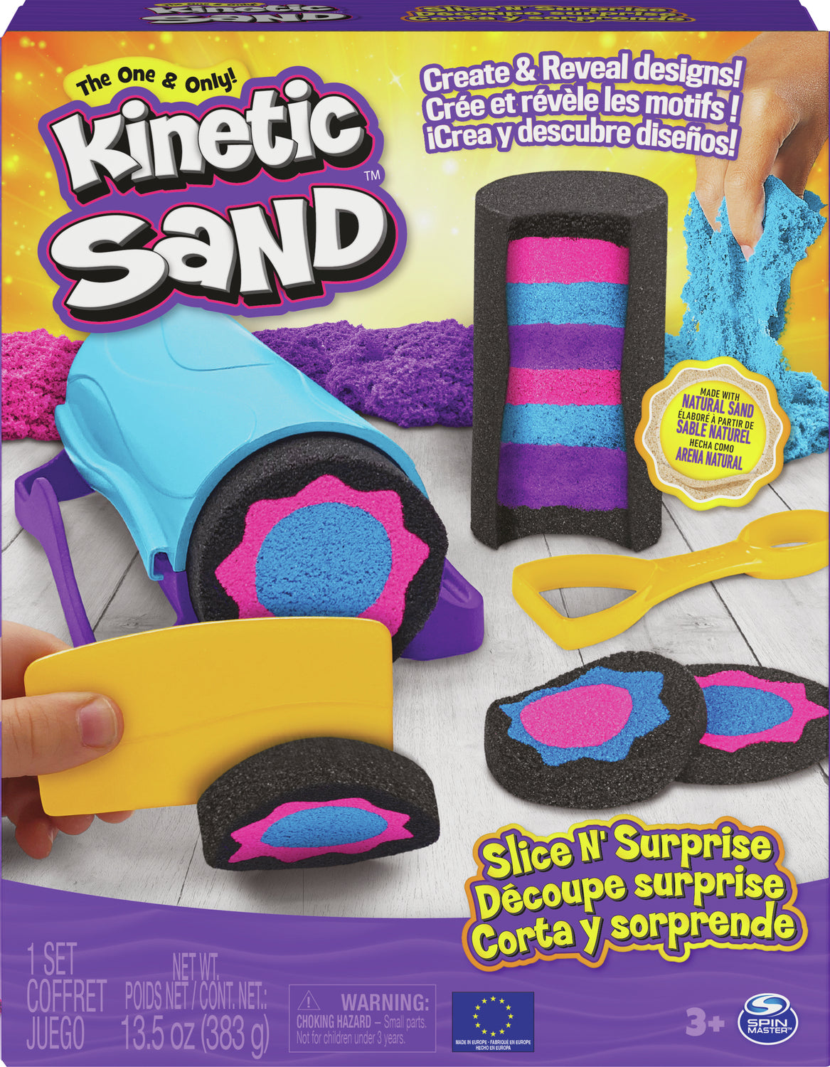 BullTek Arena Cinética Natural 75 G – Juego Sensorial Y Creativo Para Niños, Fácil De Moldear, No Se Seca, Ideal Para Regalos Educativos (Marrón)