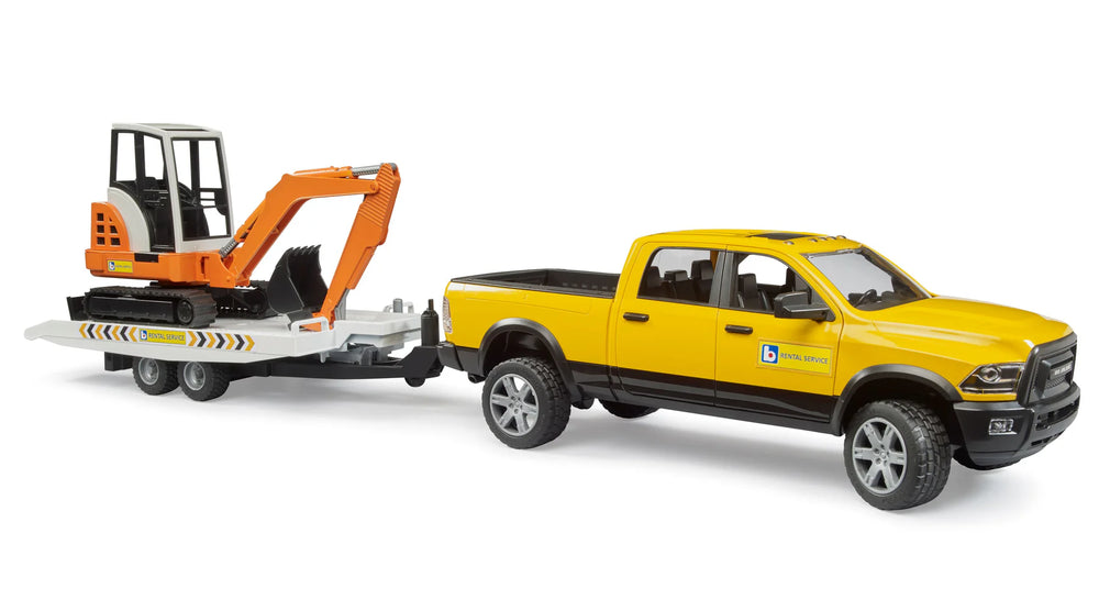 Ram(R)Rental Service Trailer Excavator