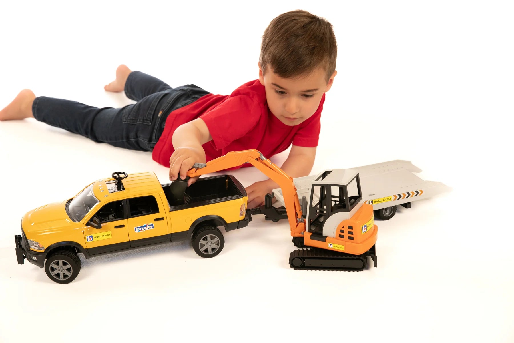 Ram(R)Rental Service Trailer Excavator