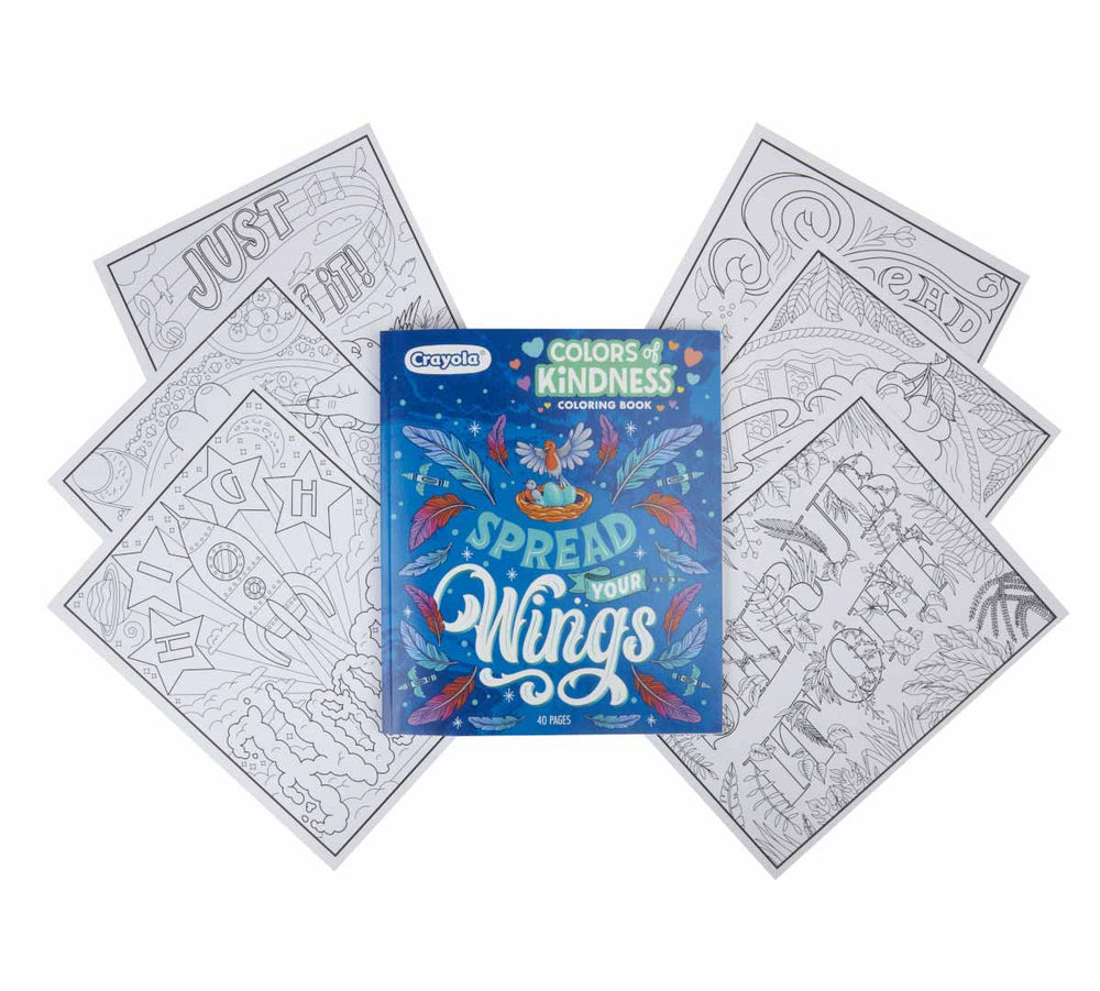 40-Page Coloring Book, Colors of Kindness