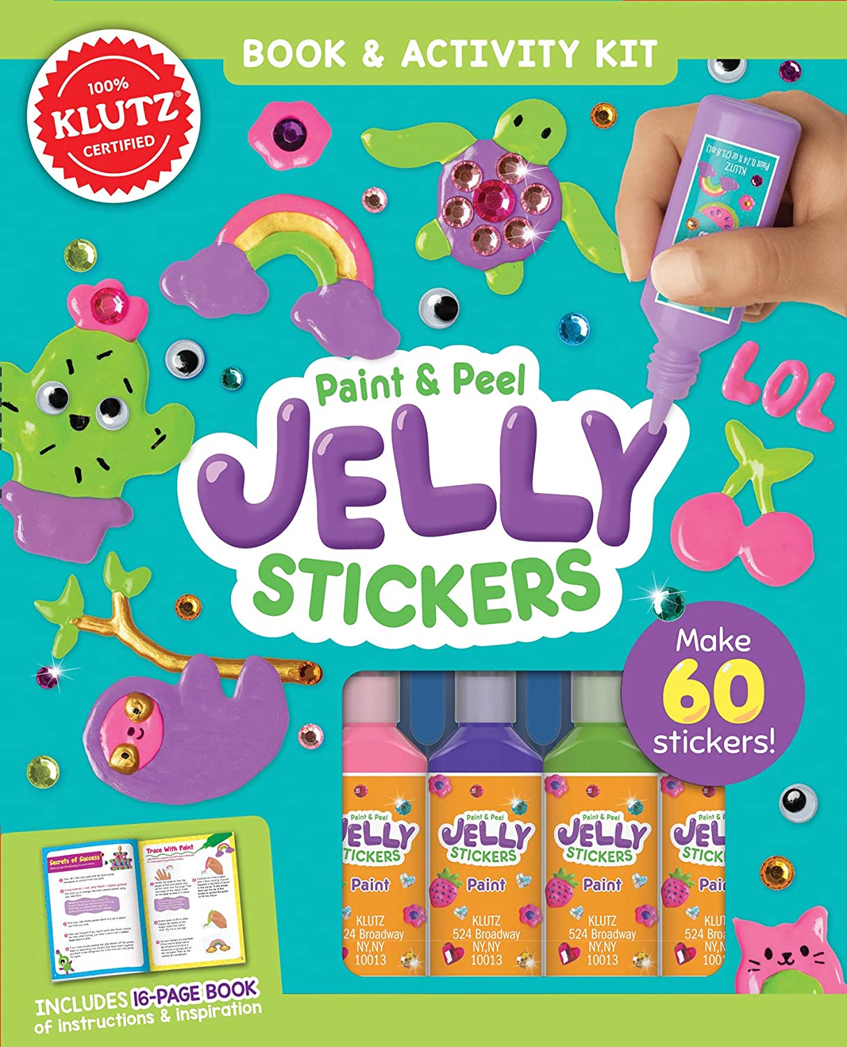 Paint And Peel Jelly Stickers