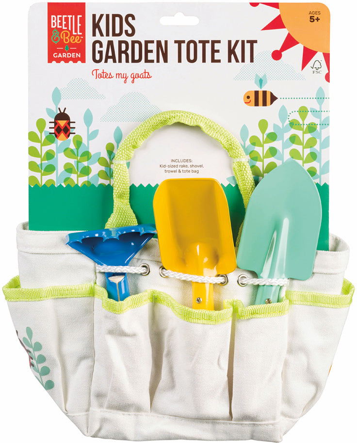 Beetle & Bee Kids Garden Tote Kit