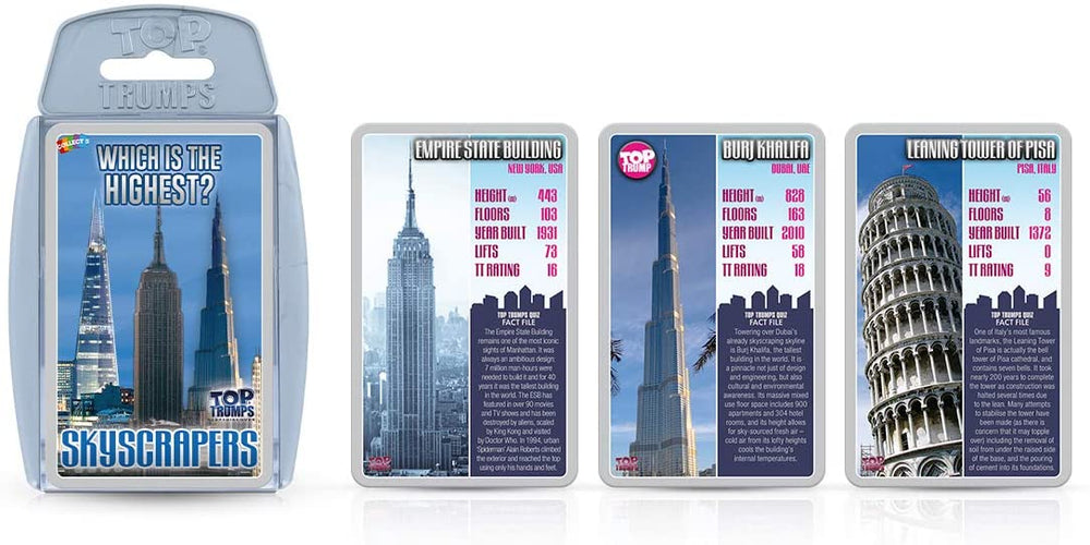 Skyscrapers Top Trumps