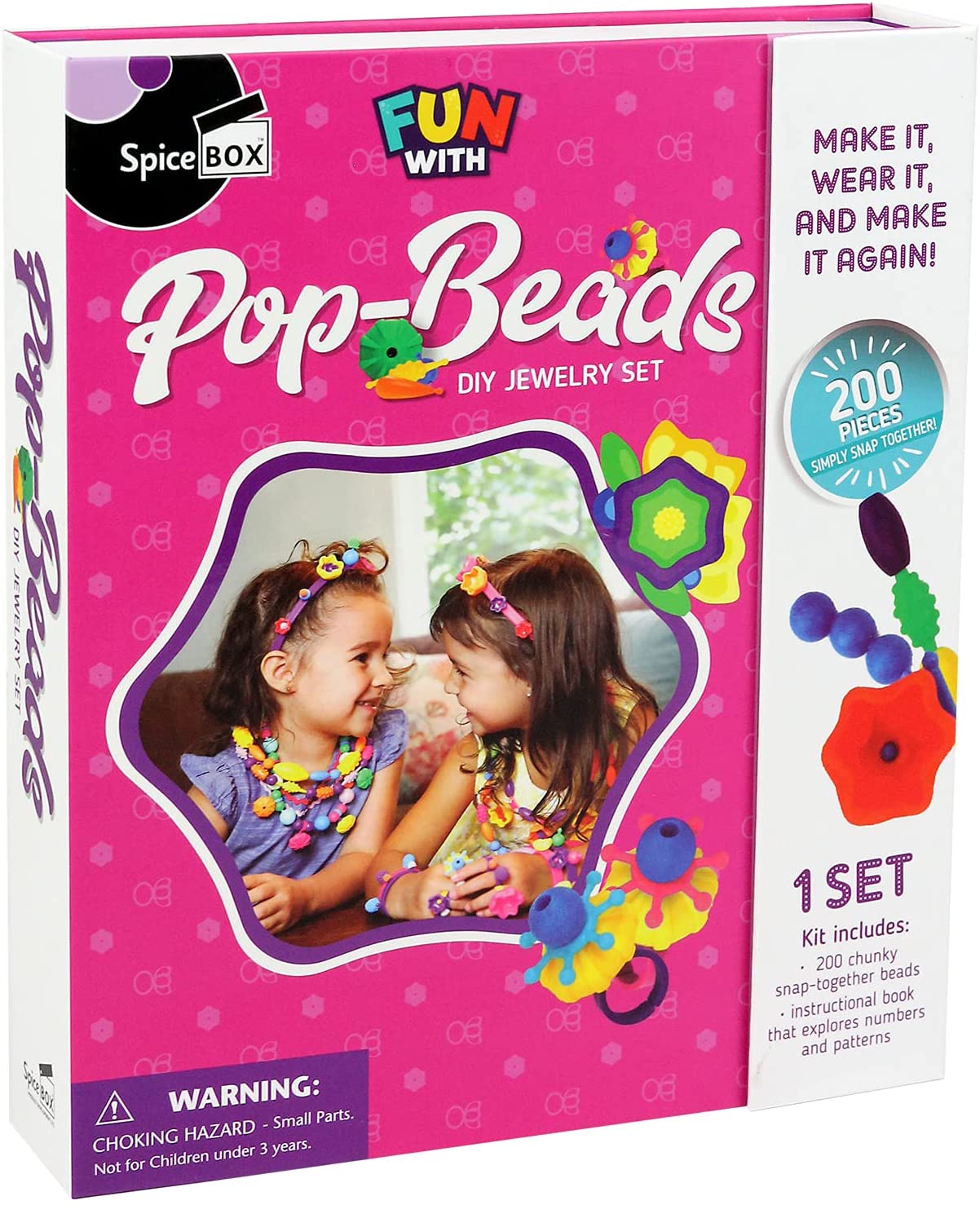 SpiceBox Children's Activity Kits Fun with Pop Beads Jewelry