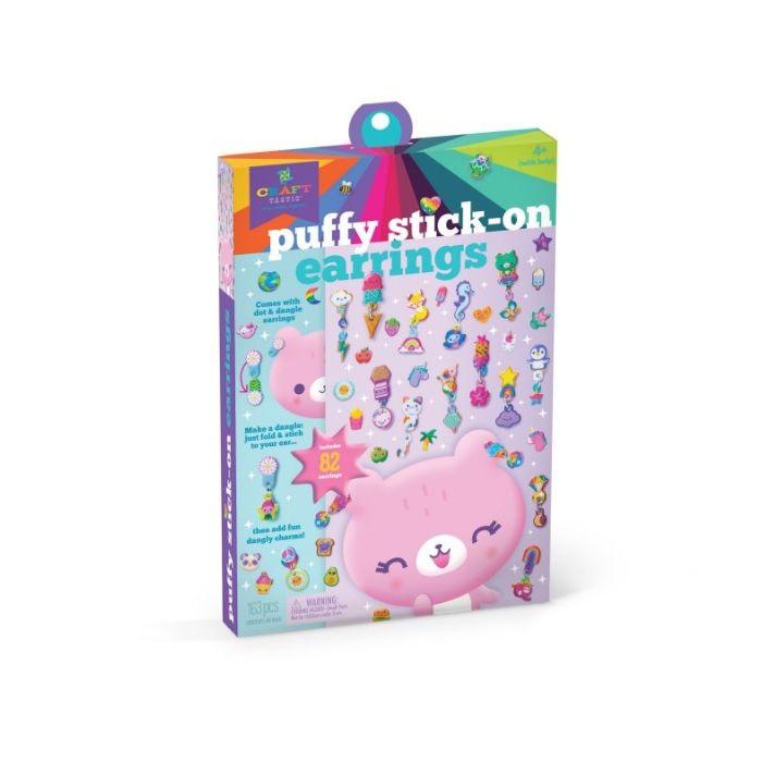 Puffy Stick-On Earrings