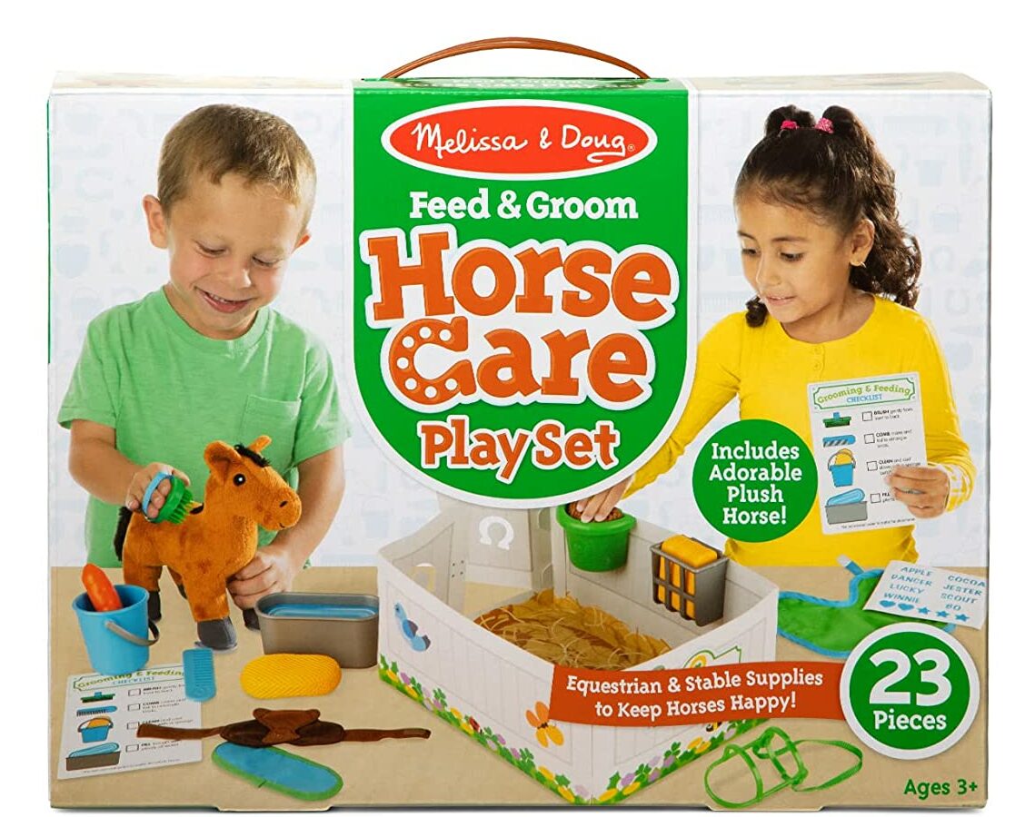 Feed & Groom Horse Care Play Set