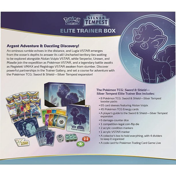 Pokemon Sword & Shield Set 12: Silver Tempest Elite Trainer Box