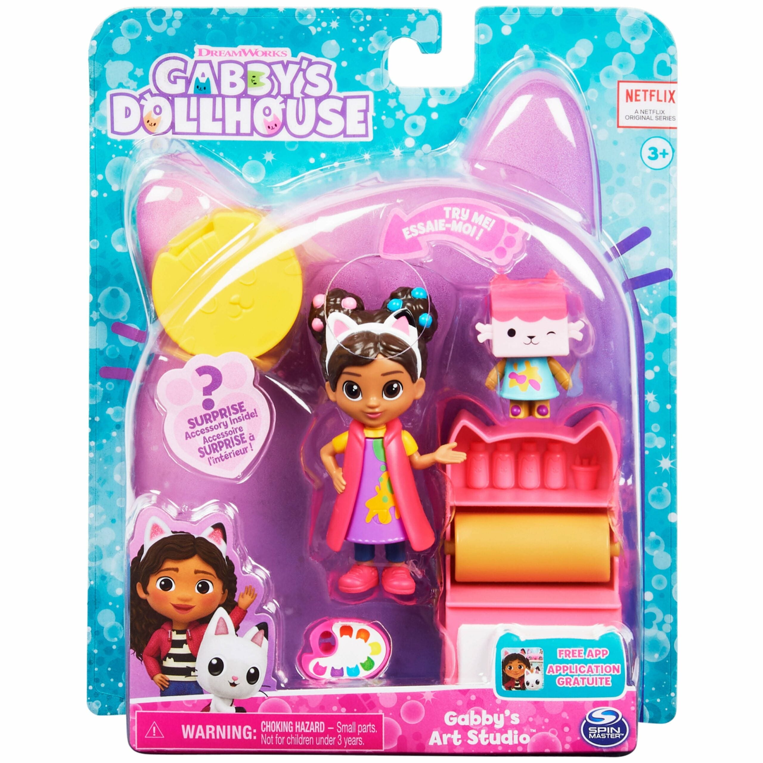 Gabby's Dollhouse CATtivity Art Studio Set