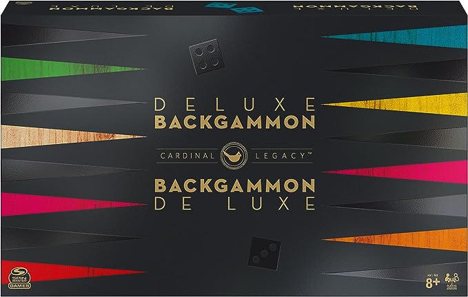 Cardinal Legacy Deluxe Wooden Backgammon