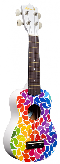Rainbow Flower Ukulele
