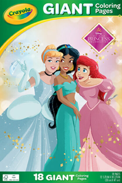 Giant Coloring Pages - Disney Princess