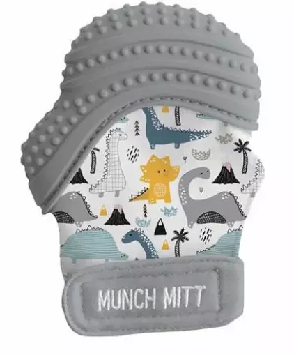 Munch Mitt - Grey Dino