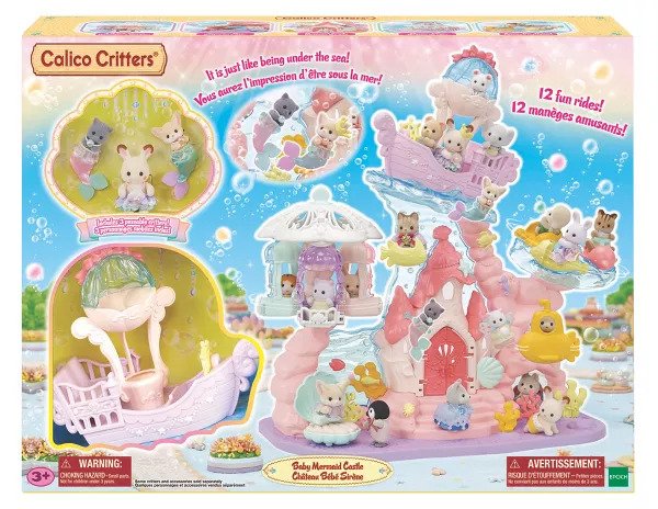 Calico Critters Baby Mermaid Castle