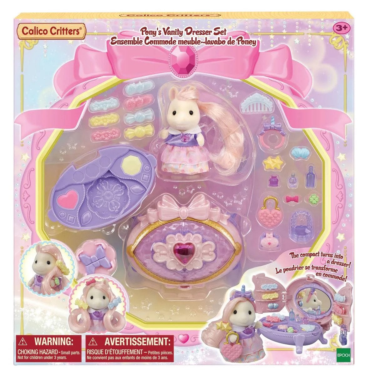 Calico Critters Pony's Vanity Dresser Set