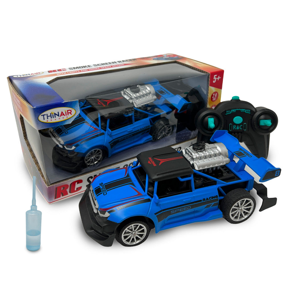 RC Smoke Screen Racer - Blue