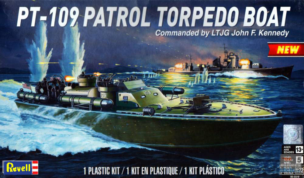 JFK PT-109 Patrol Torpedo Boat Model 1:72