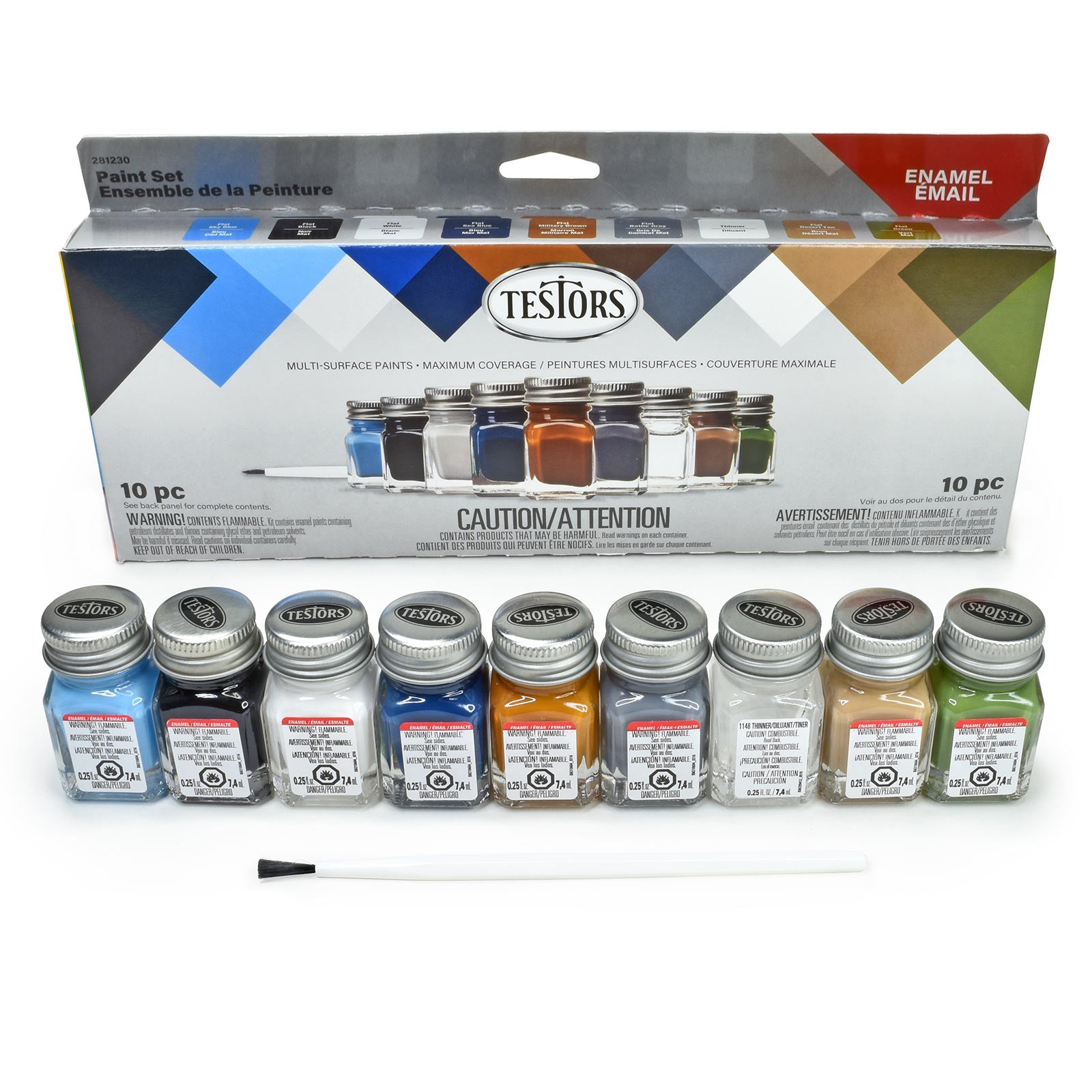 Testors Enamel Paint - Camouflage Set