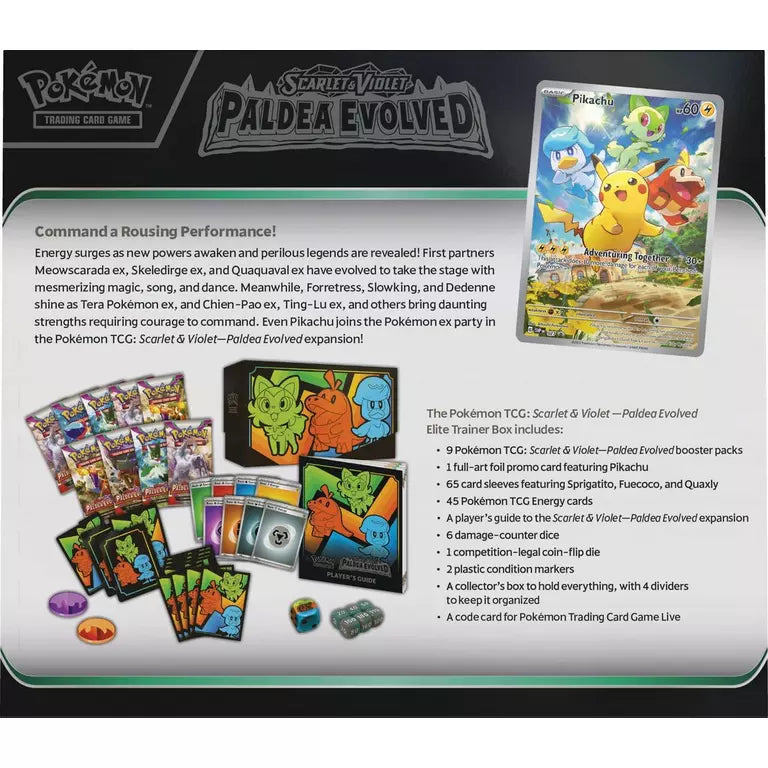 Pokemon Scarlet & Violet Set 2: Paldea Evolved - Elite Trainer Box