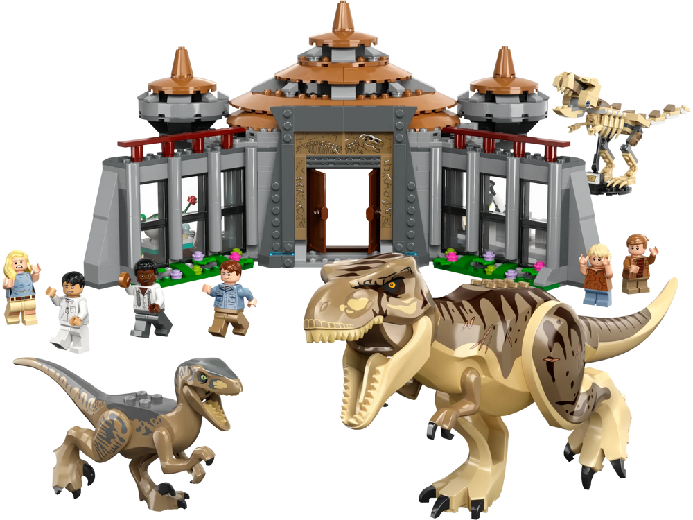 Lego Jurassic World Visitor Center: T-Rex & Raptor Attack