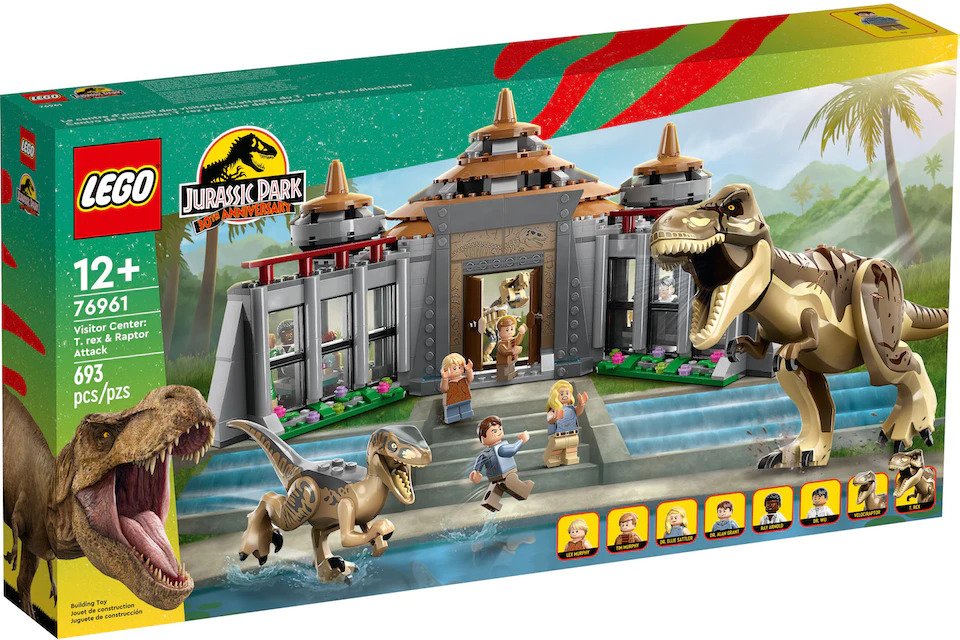 Lego Jurassic World Visitor Center: T-Rex & Raptor Attack